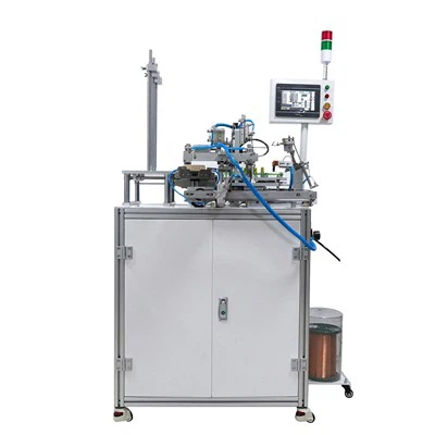 Avvolgitrice completamente automatica per nuclei magnetici di grandi dimensioni